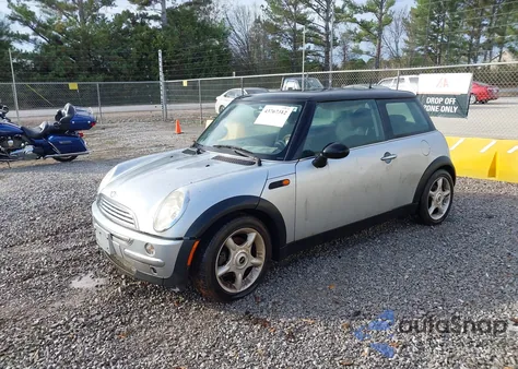 2003 Mini Cooper z USA, uszkodzony, nr VIN WMWRC33433TC47448